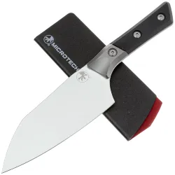 Нож кухонный Microtech 6" Santoku сталь M390MK рукоять Ti/Black G10 (3200B-10BK)