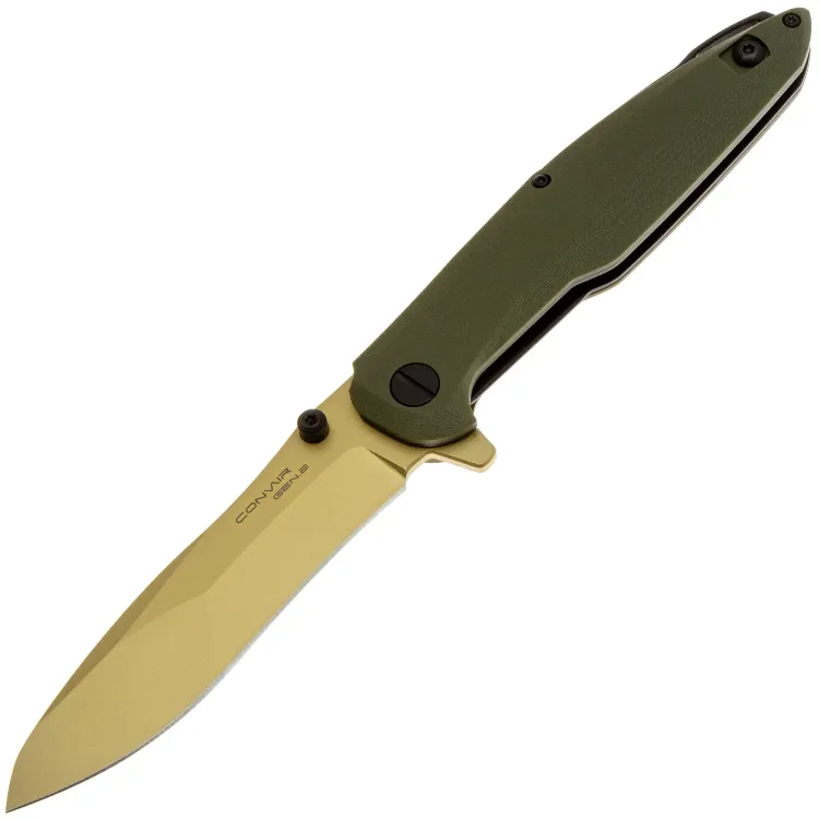 Нож Mr.Blade Convair Gen.2 PVD сталь D2 рукоять Olive G10