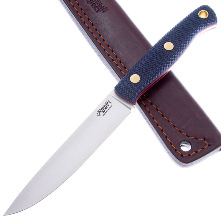 Нож Южный Крест Slender M сталь N690 рукоять микарта синяя (212.0956)