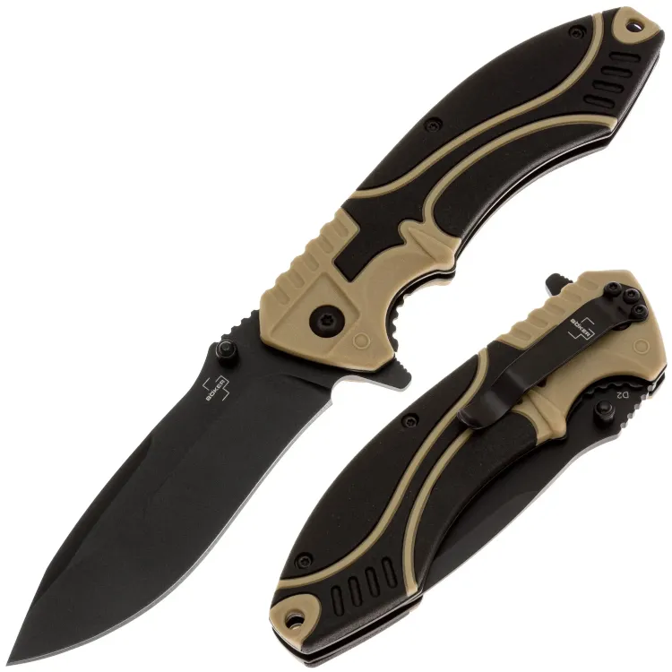 Нож Boker Plus Advance Desert Pro сталь D2 рукоять ABS (01BP0056)
