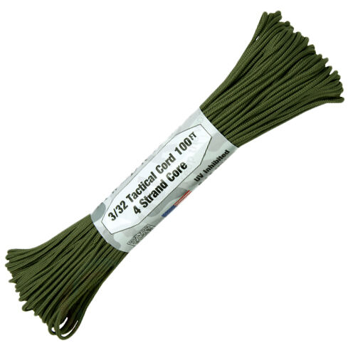 Паракорд Atwoodrope 275 Parachute Cord olive 30м