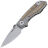 Нож Real Steel Delta 2600 сталь S35VN рукоять Titanium/Natural Micarta (7101N)