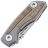 Нож Real Steel Delta 2600 сталь S35VN рукоять Titanium/Natural Micarta (7101N)