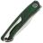 Нож NL Knives Frodo 2.0 Wharncliffe сталь ZDI-Elmax рукоять Green Twill 3k CF