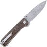 Нож QSP Hawk сталь Damascus рукоять Copper Foil Carbon Fiber (QS131-S)
