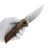 Нож Kansept Deadite stonewash сталь S35VN рукоять Bronze Ti/Lava Flow FatCarbon