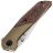 Нож Kansept Deadite stonewash сталь S35VN рукоять Bronze Ti/Lava Flow FatCarbon