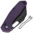 Нож Ironfly Yolo black сталь 14C28N рукоять Purple G10