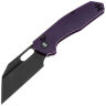 Нож Ironfly Yolo black сталь 14C28N рукоять Purple G10