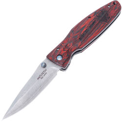 Нож Mcusta Sengoku Tokugawa Ieyasu сталь VG-10/Damascus рукоять Red Pakka Wood (MC-0183D)