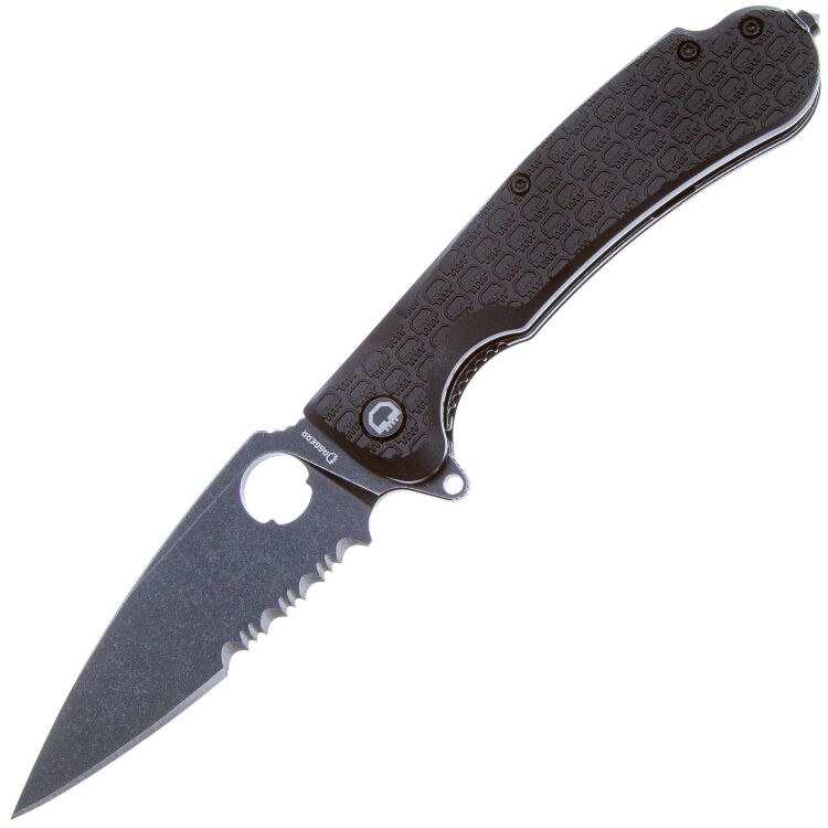 Нож Daggerr Resident DL blackwash serrated сталь 8Cr14MoV рукоять Black FRN