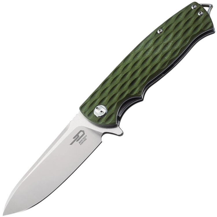 Нож Bestech Grampus satin сталь D2 рукоять Green G10 (BG02B)
