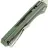 Нож Vosteed Kroc stonewash сталь S35VN рукоять Green Aluminum/Carbon Fiber