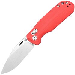Нож CJRB Maximal Stonewash сталь AR-RPM9 рукоять Red G10 (J1954-RE)