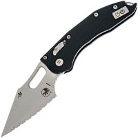 Нож Microtech Stitch Ram-Lok serrated stonewash сталь M390MK рукоять Black G10 (169RL-12FLGTBK)