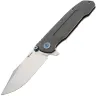 Нож Reate 9D-V2 satin сталь 154CM рукоять Dark bead blast Titanium