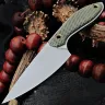 Нож Волчий Век Масичька сталь 95х18 WA рукоять Olive G10
