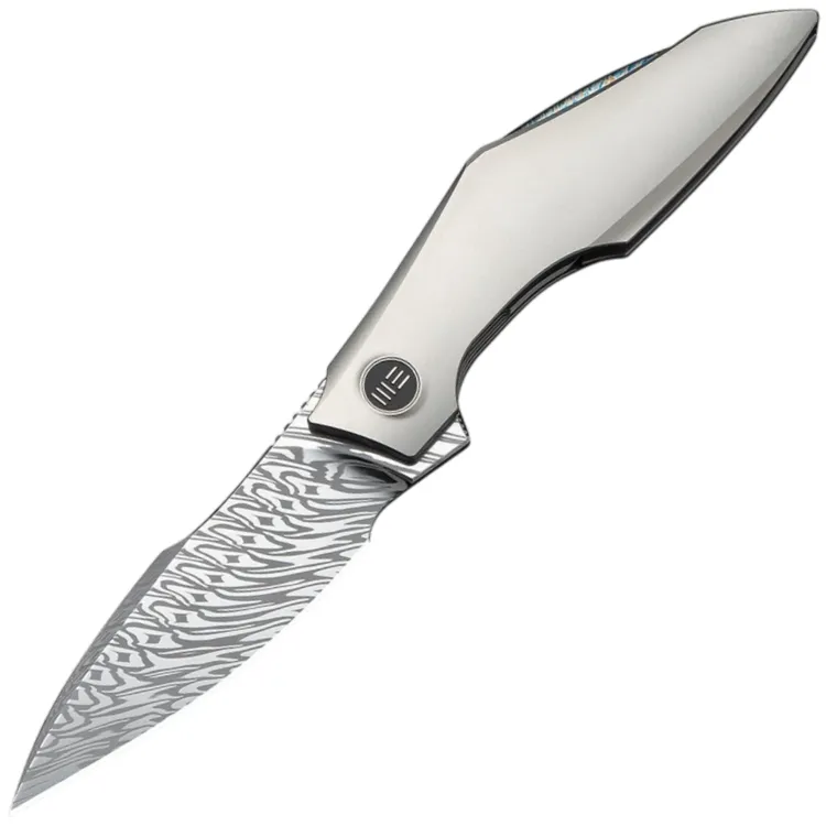 Нож WE Knife Krait Snake сталь Fafnir Damasteel рукоять Gray Titanium (WE24084-DS1)