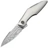 Нож WE Knife Krait Snake сталь Fafnir Damasteel рукоять Gray Titanium (WE24084-DS1)