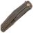 Нож WE Knife Shadowfire blackwash сталь CPM-20CV рукоять Bronze Ti (WE22035-3)