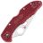 Нож тренировочный Spyderco Delica 4 Trainer сталь AUS-6 рукоять Red FRN (C11TR)