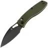 Нож Tenable Heron blackwash сталь Nitro-V рукоять OD Green Diamond G10