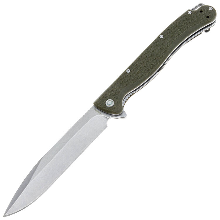 Нож Daggerr Finka DL stonewash сталь 8Cr14MoV рукоять Olive FRN