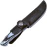 Нож Kizlyar Supreme Santi сталь AUS-8 Tacwash рукоять черно-белая G10