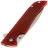 Нож Kershaw Skyline Factory Second stonewash сталь 14C28N рукоять Red G10 (1760RDSW XXXX)