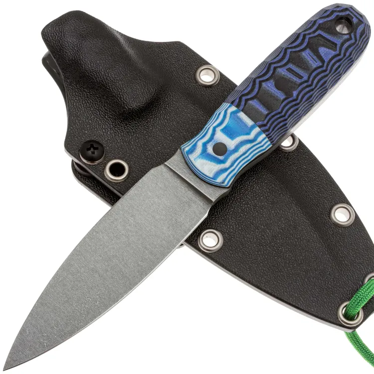 Нож Волчий Век Стрела сталь 95Х18 WA рукоять Black/White/Blue G10