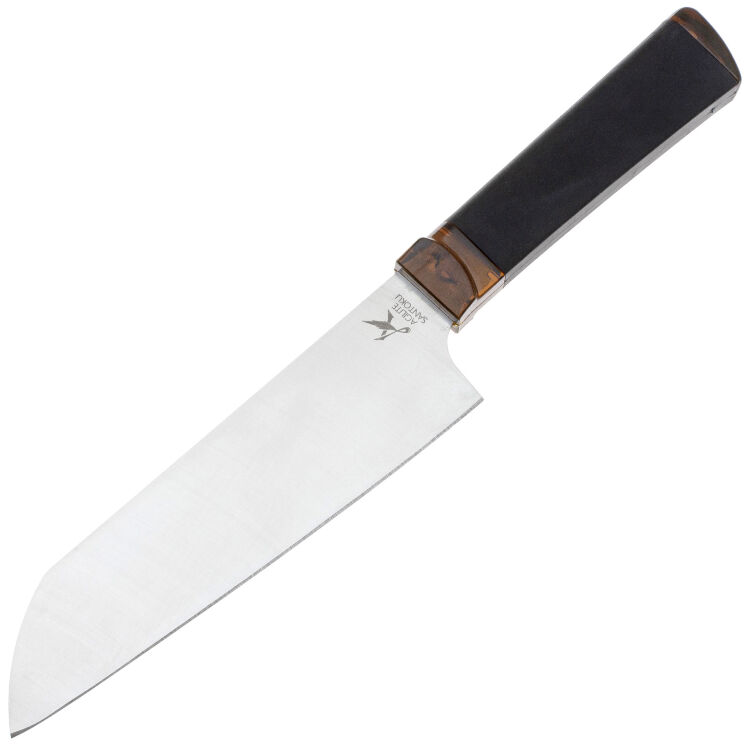 Нож кухонный Ontario Agilite Santoku сталь 14C28N рукоять Kraton (2525)