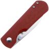 Нож Kizer Yorkie сталь M390 рукоять Red Micarta