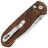 Нож Kizer Drop Bear сталь Nitro-V рукоять Wood