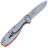 Нож ESEE Zancudo stonewash сталь AUS-8 рукоять Orange GFN (BRKR1OR)