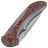 [Уценка] Нож WE Knife Equivik сталь Hugin Damasteel рукоять Gray Ti/Lava Flow FatCarbon(WE23020-DS1)