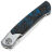 Нож NL Knives Frodo Element Вода Drop сталь M398 рукоять ZDI- Elmax/Chaotic Blue CF
