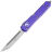 Нож Microtech Ultratech T/E stonewash сталь M390 рукоять Purple Aluminium (123-10PU)