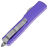 Нож Microtech Ultratech T/E stonewash сталь M390 рукоять Purple Aluminium (123-10PU)