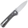 Нож QSP Hawk Satin сталь S35VN рукоять Aluminum Foil Carbon Fiber (QS131-R)