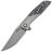 Нож Kansept Deadite сталь Damascus рукоять Black-White Carbon Fiber/Ti