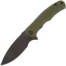 Нож CIVIVI Mini Praxis Blackwash сталь D2 рукоять OD Green G10 (C18026C-1)