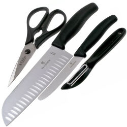 Набор Victorinox 4 предмета черный (6.7133.4G)
