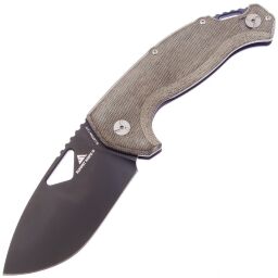 Нож FOX El Capitan сталь D2 рук. Grey Micarta (SK-02 PVD)