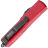 Нож Microtech UTX-85 T/E black сталь M390 рукоять Red Aluminium (233-1RD)