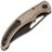Нож Tenable Gideon blackwash сталь Nitro-V рукоять Brown Micarta