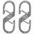 Карабин Nite Ize Z-Series Dual Carabiner #1 Stainless 2 pack (ZS1-11-2R6)