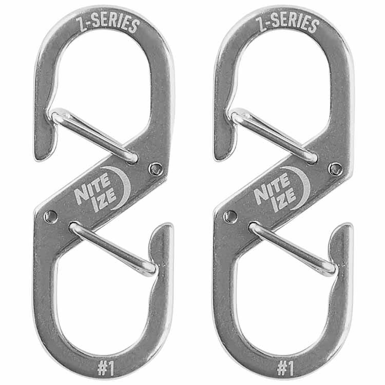 Карабин Nite Ize Z-Series Dual Carabiner #1 Stainless 2 pack (ZS1-11-2R6)