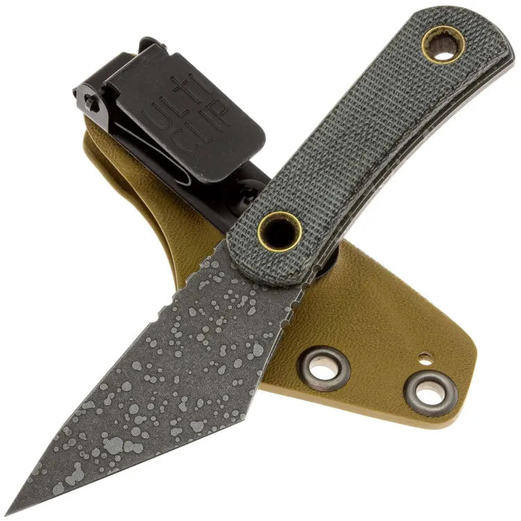 Нож PhantomTools Unboxer сталь S390 рукоять Black canvas Micarta