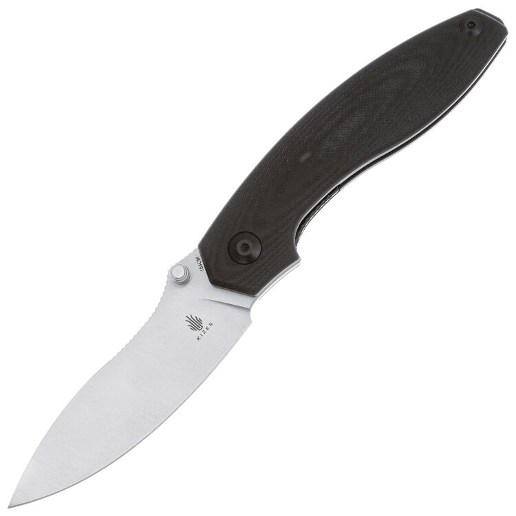 Нож Kizer Doberman satin сталь 154CM рукоять Black G10