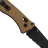 Нож Kizer Aegis T black сталь AEB-L рукоять Brown G10